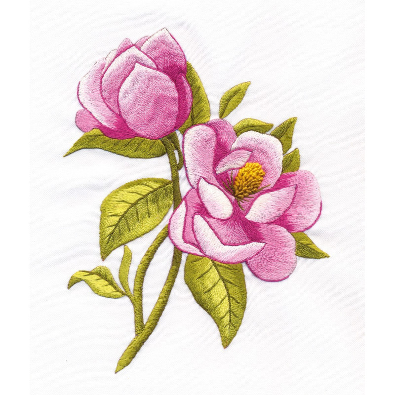 Stickset Magnolie