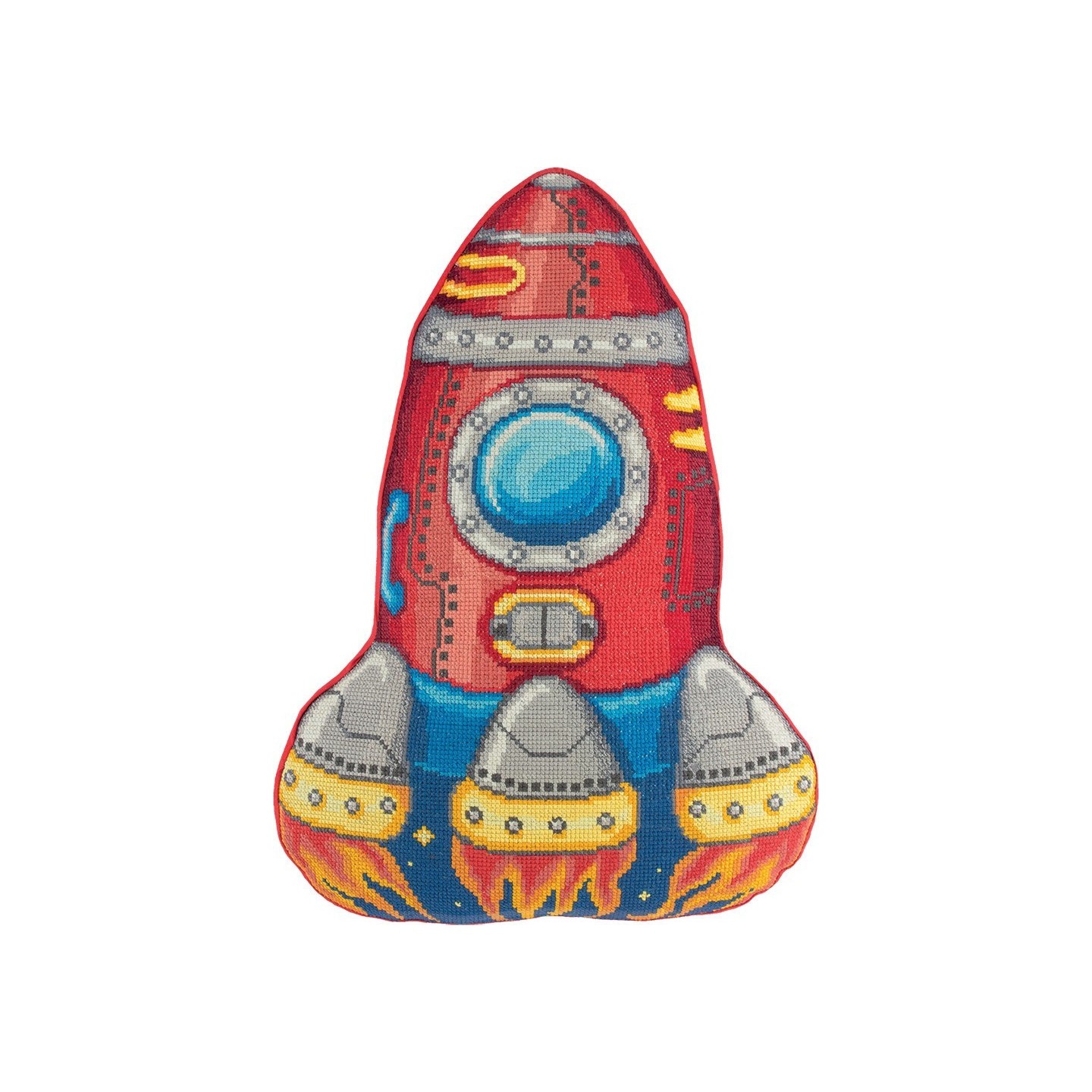 Panna Stitch Cushion kit  Rocket (Cushion Front)