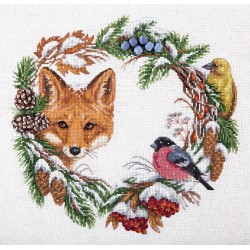 Panna Embroidery kit Winter Wreath