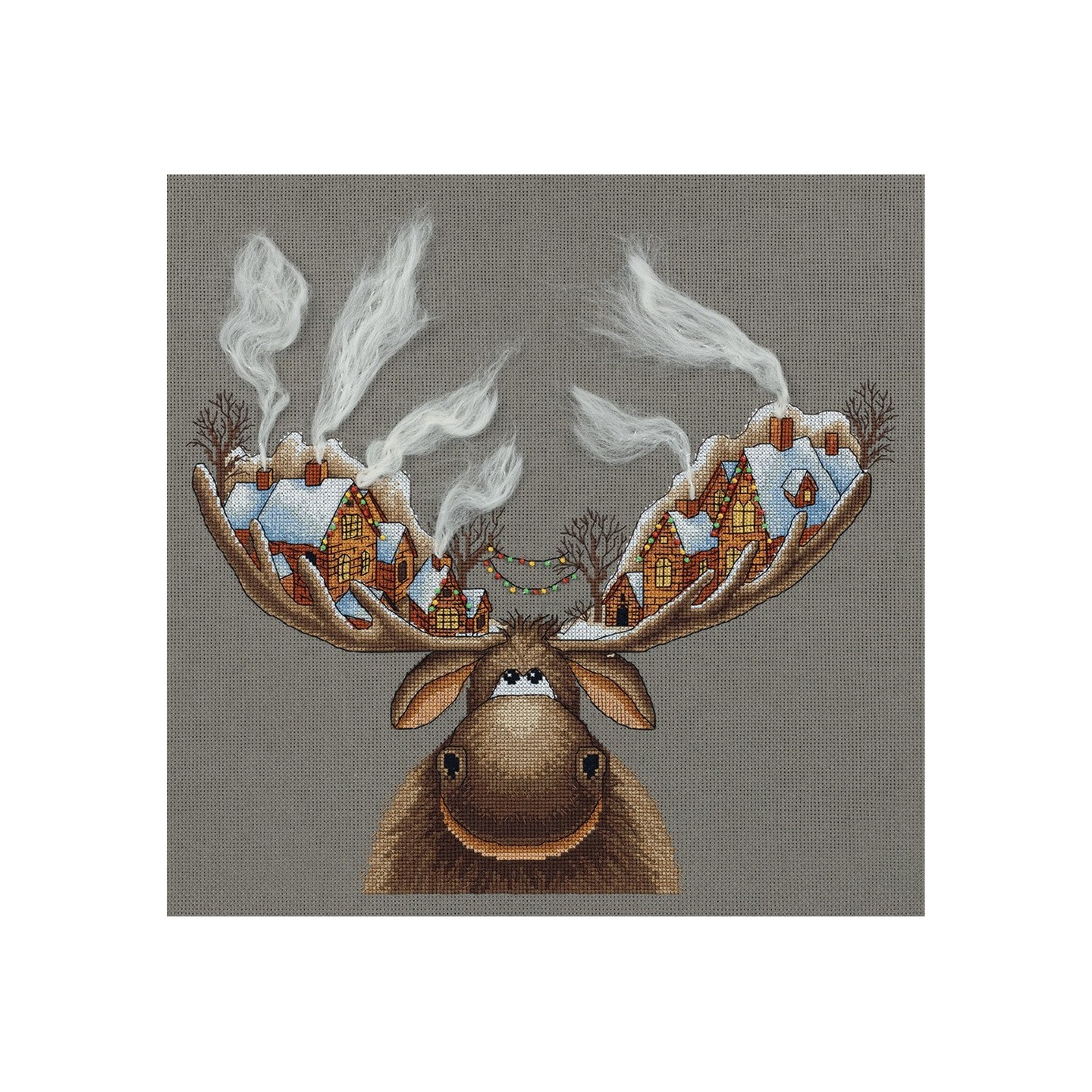 Panna Embroidery kit Christmas Moose