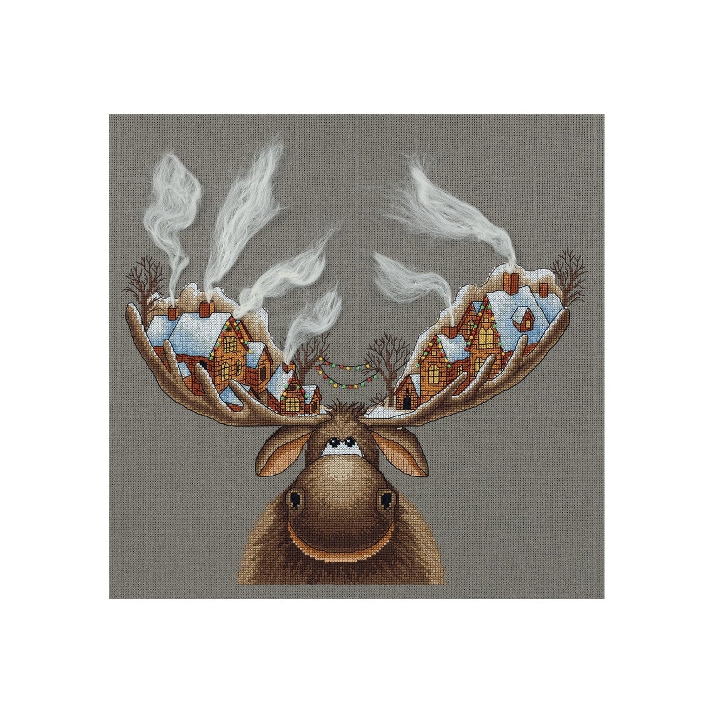 Panna Panna Borduurpakket Kerstmis Eland
