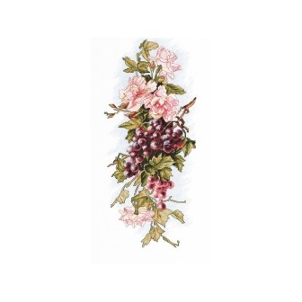 Luca-S Embroidery kit Composition with grapes