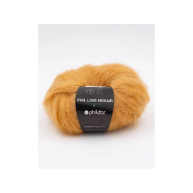 Knitting yarn Phildar Phil Love Mohair Miel