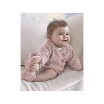 Knitting yarn Phildar Phil Caresse Tweed Pétale