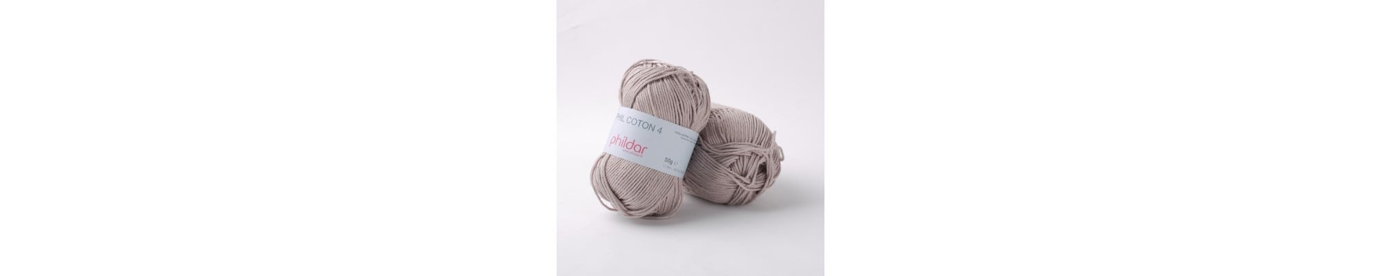 Phil Coton 4 Knitting Yarn | 100% Cotton