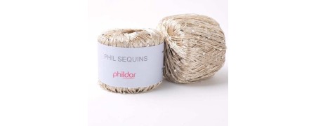 Knitting yarn  Phil Sequins