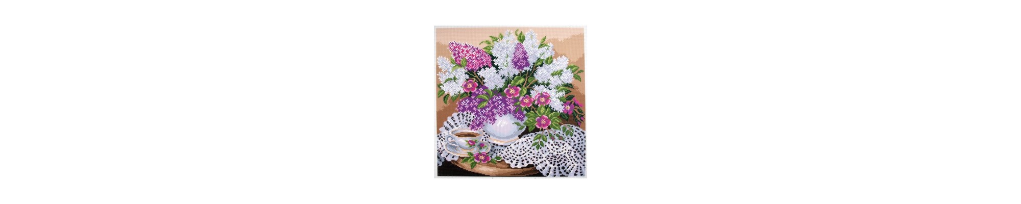 Kits de broderie pré imprimé sans fils