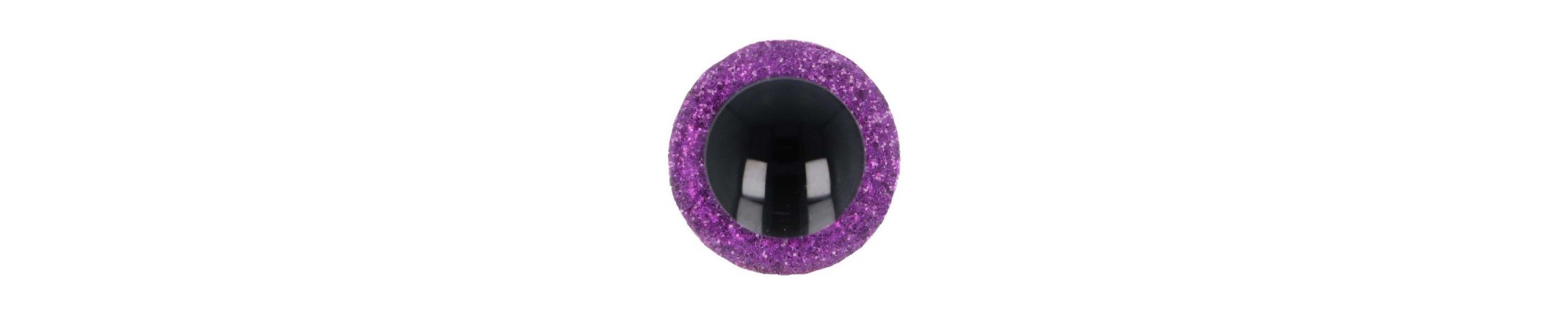 Yeux de sécurité à paillettes