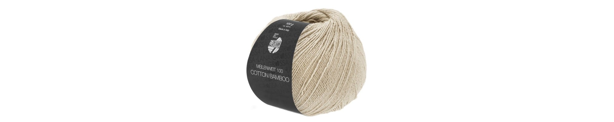 Sockwooll Lana Grossa Meilenweit 100 cotton bamboo