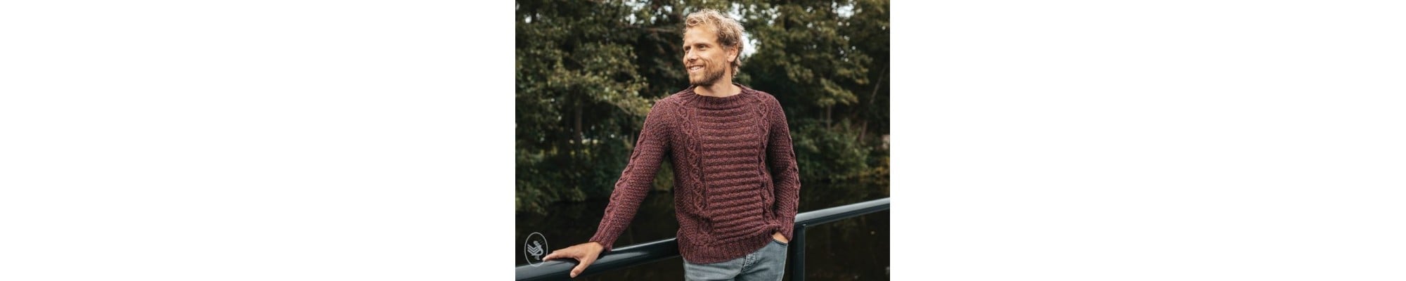 Men’s Knitting Kits | Stylish Sweaters, Vests & Cardigans