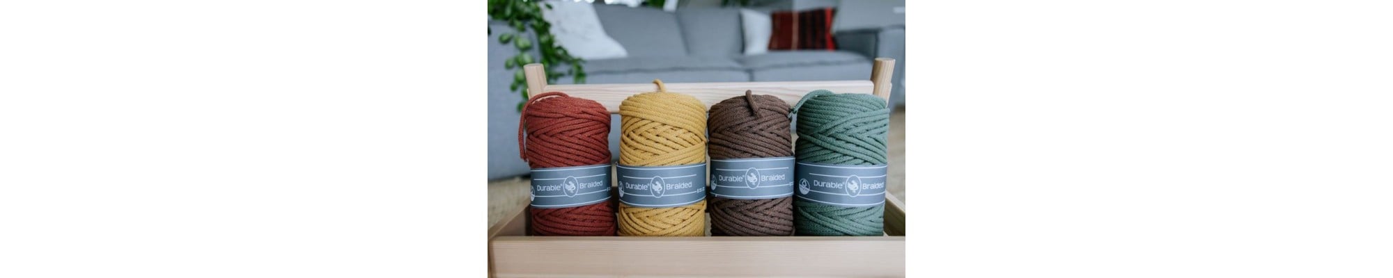 Durable Macramé garen Braided