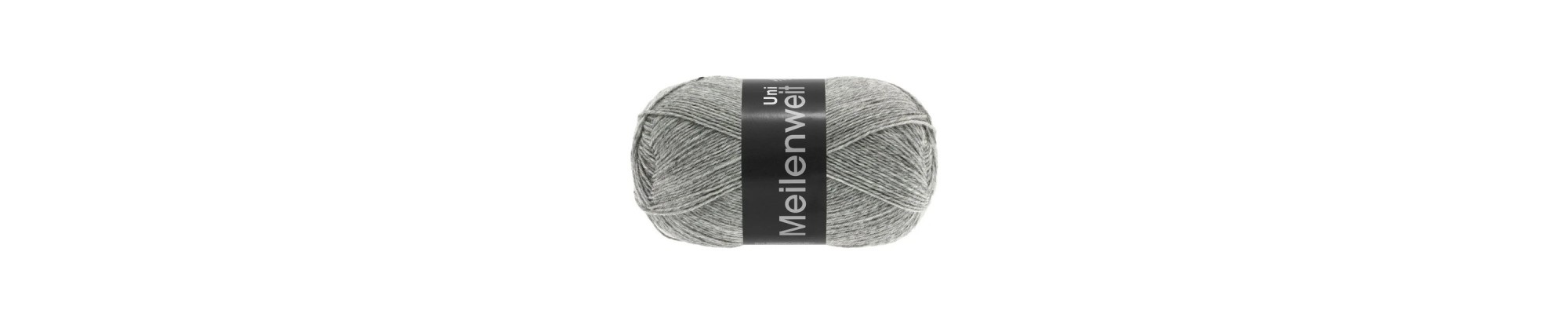 Meilenweit 100 uni - 80% Wol, 20% Polyamide