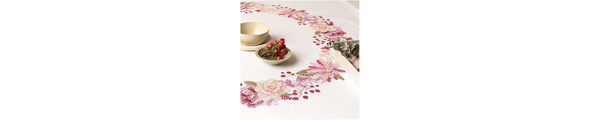 Tablecloths for embroidery