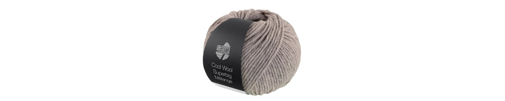 Knitting yarn Lana Grossa Cool Wool Superbig Mélange