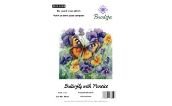 Brodeja embroidery kits: stitching on pre-printed Aida